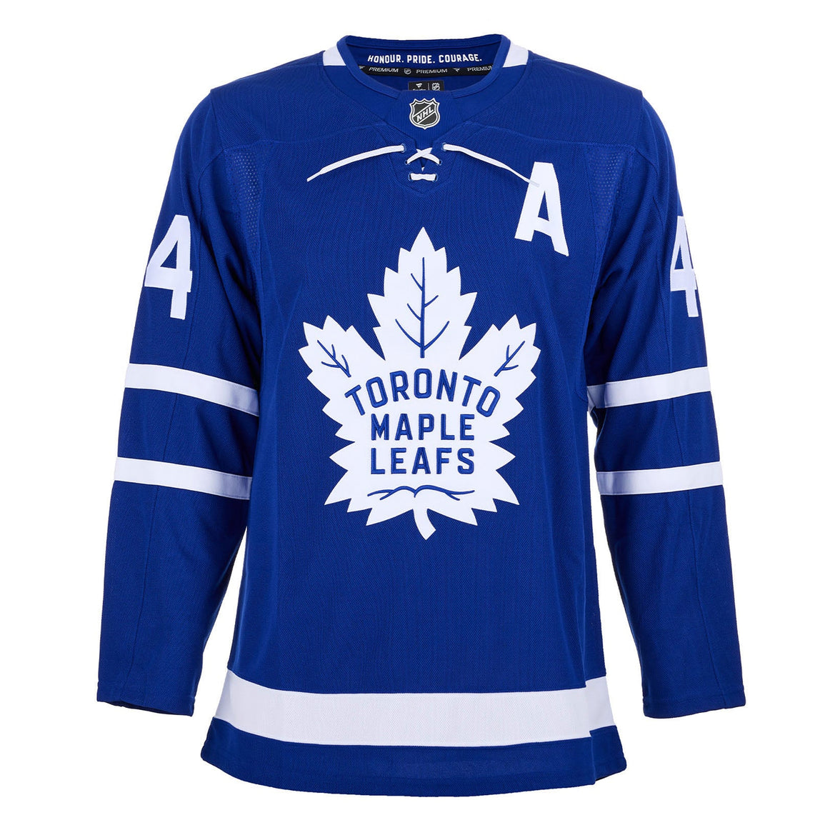 Camiseta de local Adidas Pro de Toronto Maple Leafs firmada por Morgan Rielly