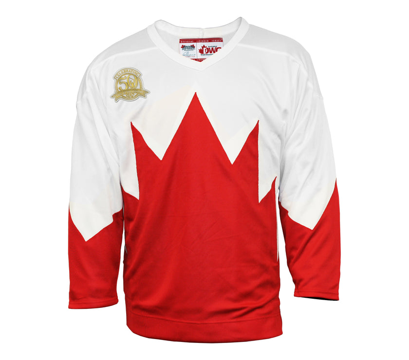 50e anniversaire Paul Henderson a signé un maillot extérieur d'équipe Canada 1972 en édition limitée