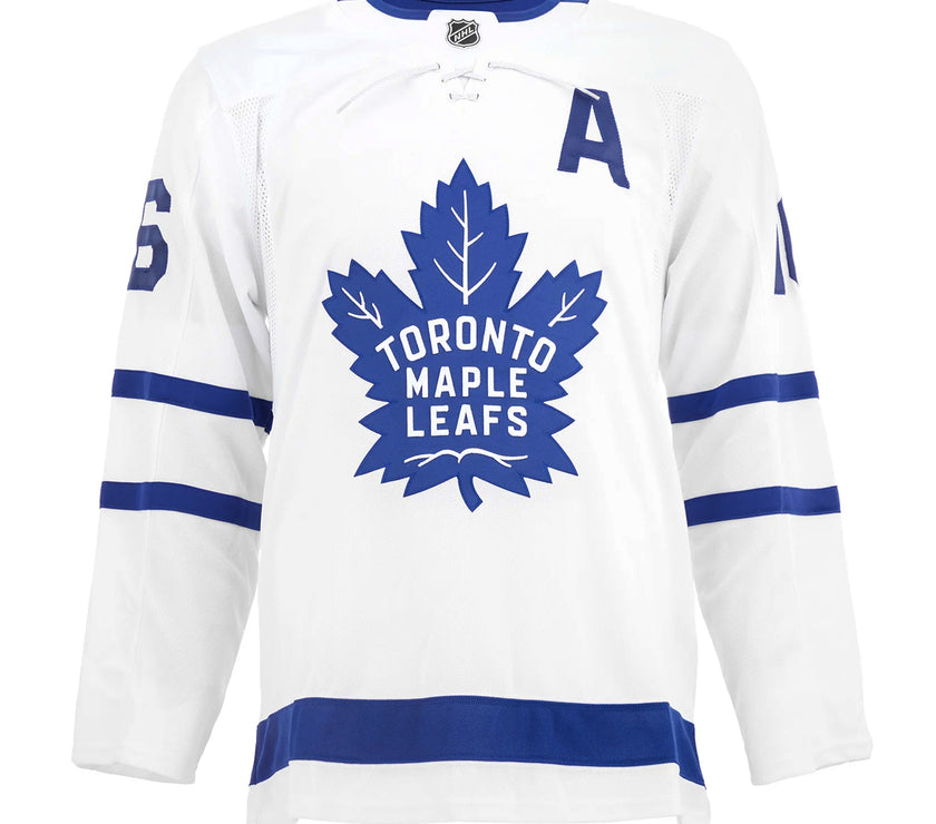 Mitch Marner Autographed Signed Toronto Maple Leafs Adidas Pro Away White Jersey