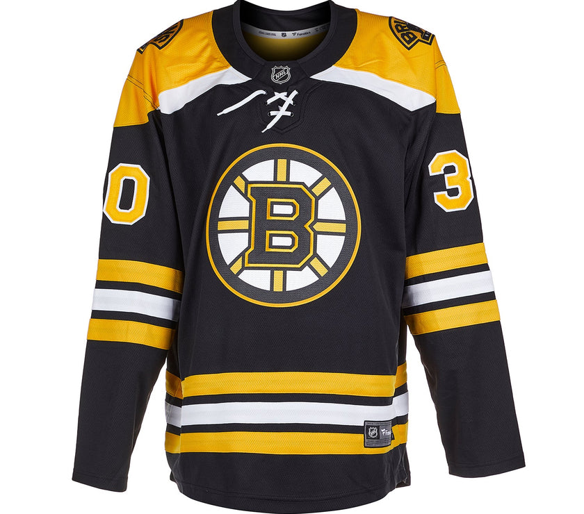 Gerry Cheevers a signé le maillot vintage des Bruins de Boston