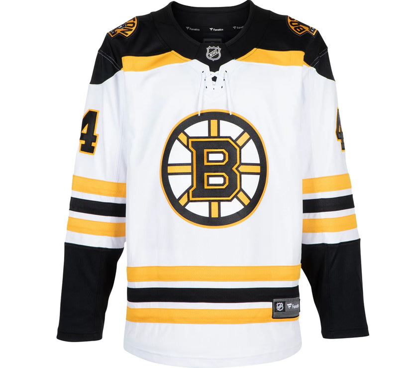 Bobby Orr a signé le maillot Adidas Pro Home des Bruins de Boston