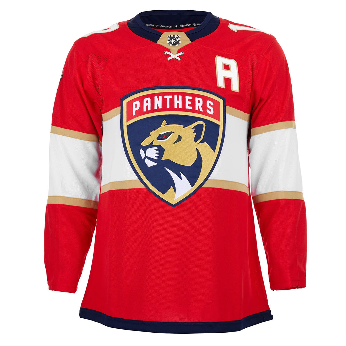 Matthew Tkachuk firmó la camiseta Adidas Pro de los Florida Panthers