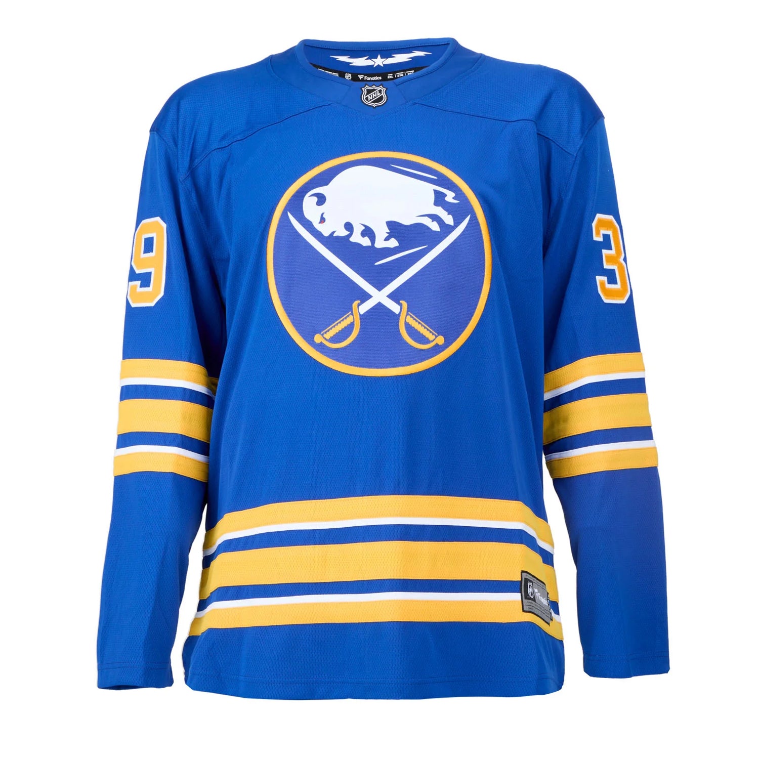 Gilbert Perreault a signé le maillot vintage des Sabres de Buffalo