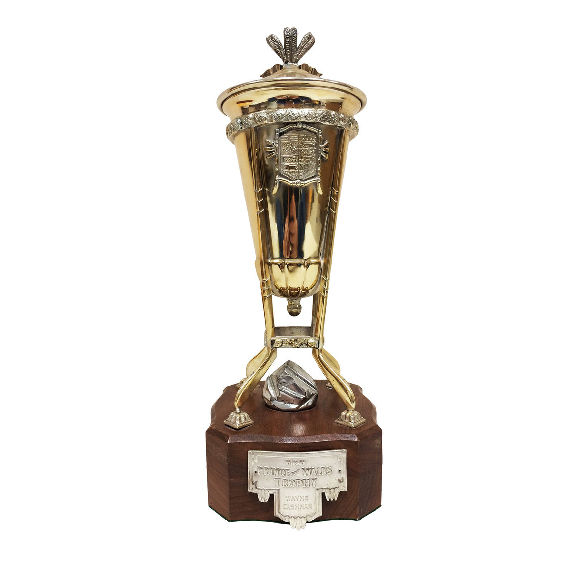 Trofeo emitido por el Príncipe de Gales de los Boston Bruins de Wayne Cashman 1971/72