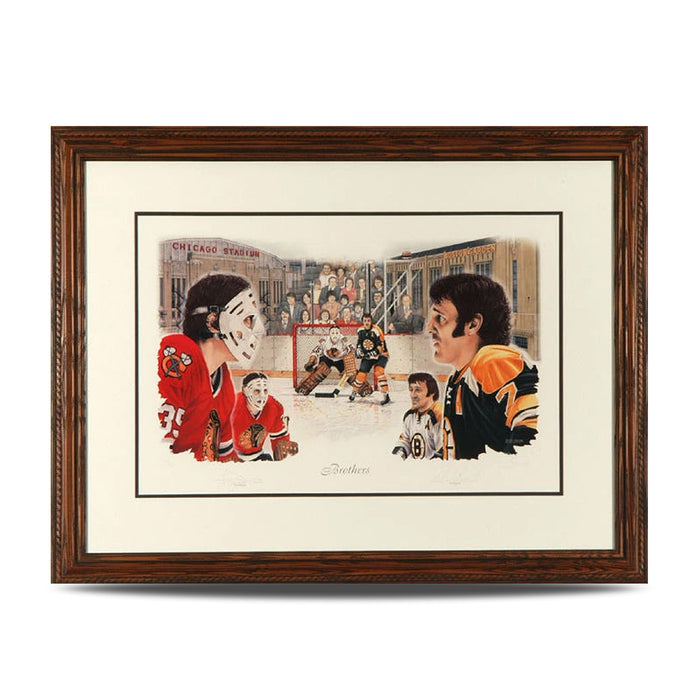 Brothers - Phil & Tony Esposito Signed Limited Edition Print - Heritage Hockey™