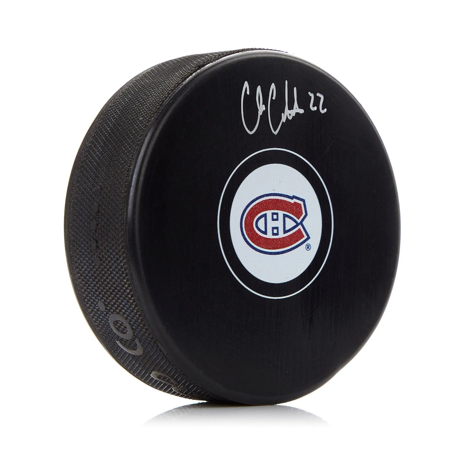 Cole Caufield Signed Montreal Canadiens Puck