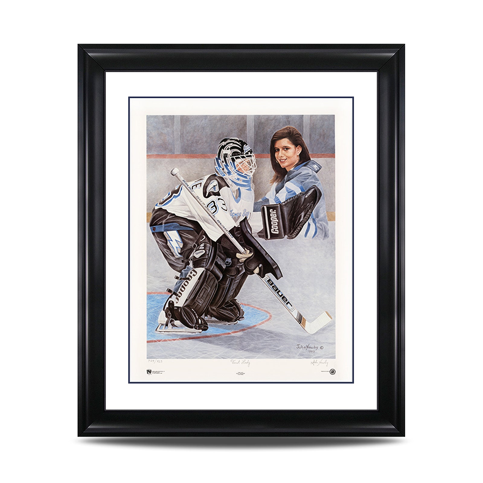 First Lady – Manon Rheaume Signed Limited Edition Print - Heritage Hockey™
