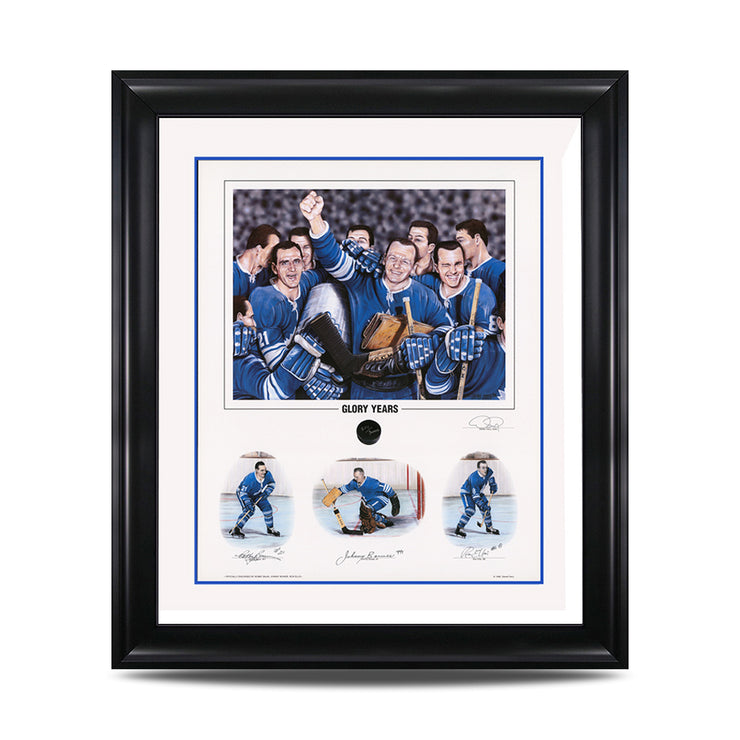 Glory Years – Bobby Baun, Johnny Bower & Ron Ellis Signed Limited Edition Print