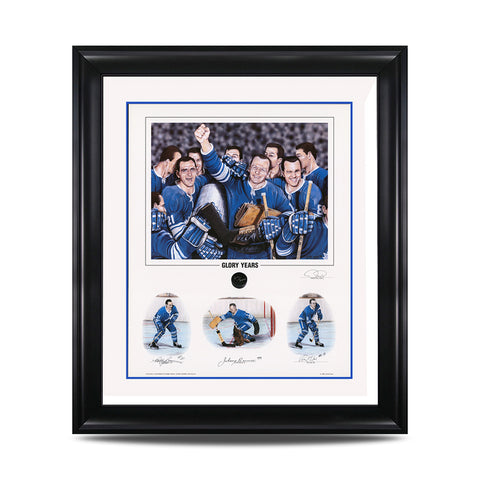 Glory Years – Bobby Baun, Johnny Bower & Ron Ellis Signed Limited Edition Print