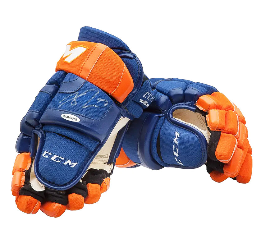 Connor McDavid a signé le maillot Pro Domicile Adidas des Oilers d'Edmonton