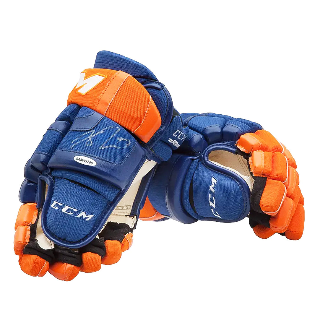 Connor McDavid a signé le maillot Pro Domicile Adidas des Oilers d'Edmonton