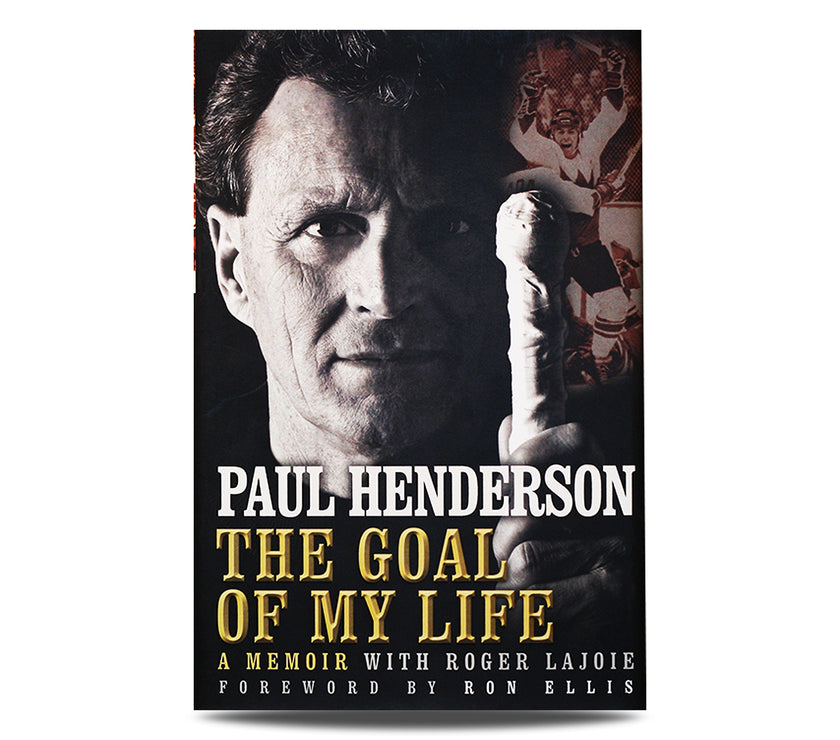 Paul Henderson firmó el libro de tapa dura “El objetivo de mi vida: una autobiografía”
