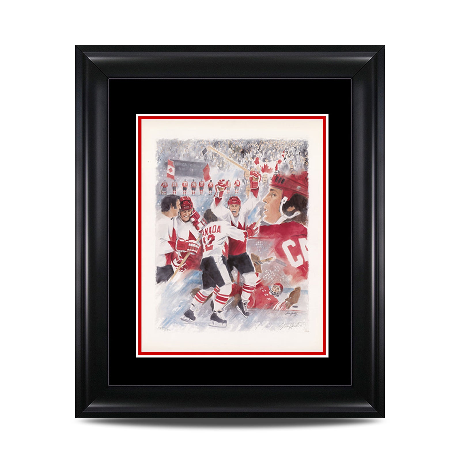 Paul Henderson Collage - Signed Limited Edition Summit Series Print - Heritage Hockey™