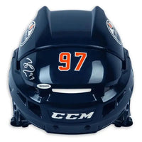 Connor McDavid a signé le maillot Pro Domicile Adidas des Oilers d'Edmonton