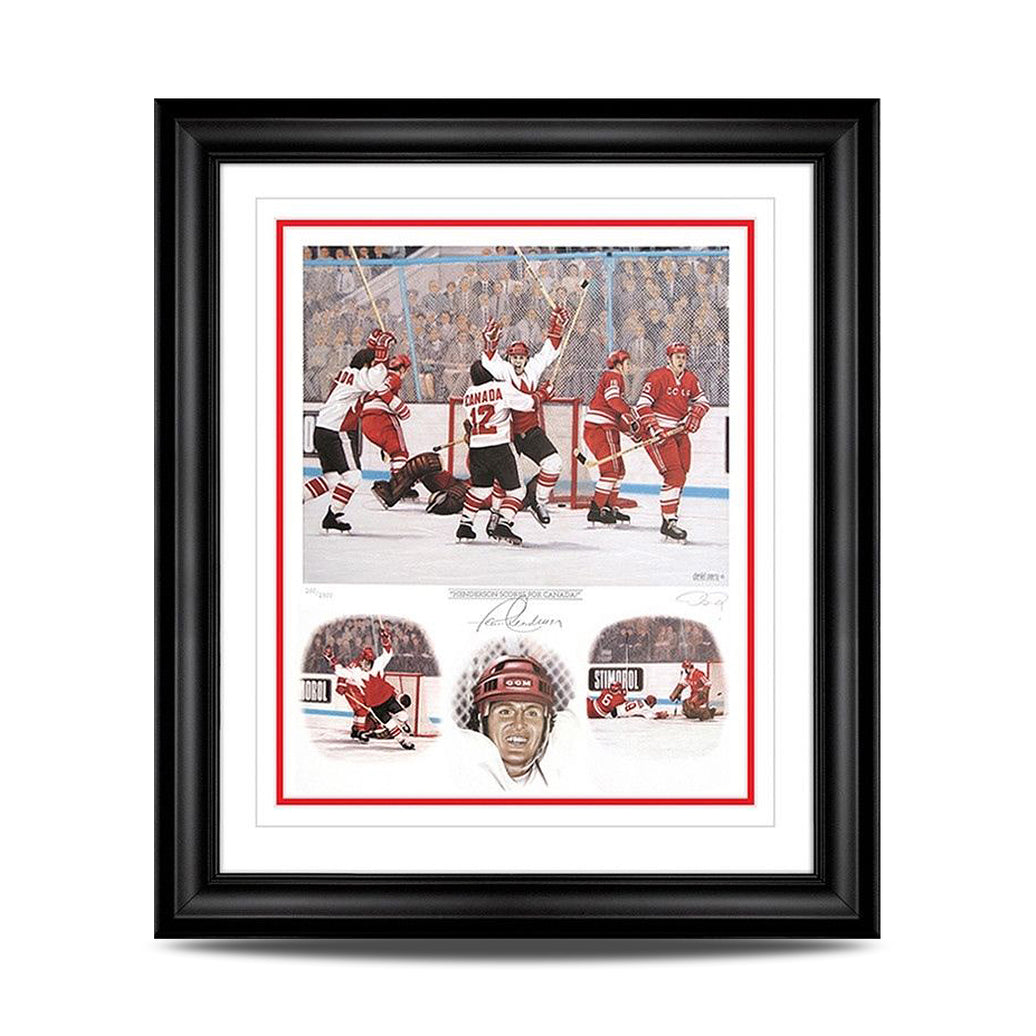 Henderson Scores for Canada – Paul Henderson Signed Limited Edition Summit Series Print