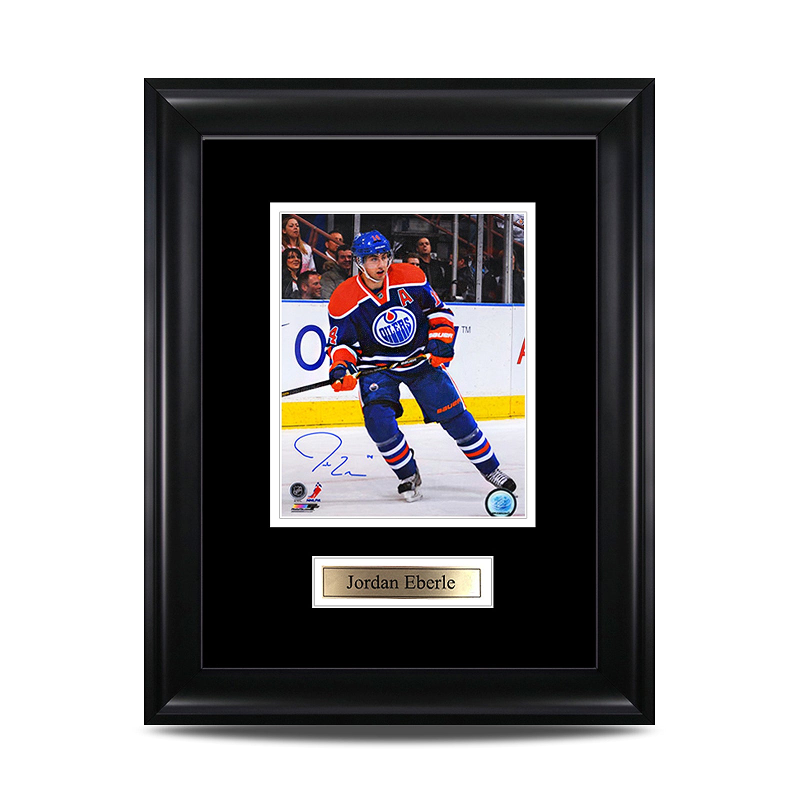 Jordan Eberle Signed Edmonton Oilers Framed Photo - Heritage Hockey™
