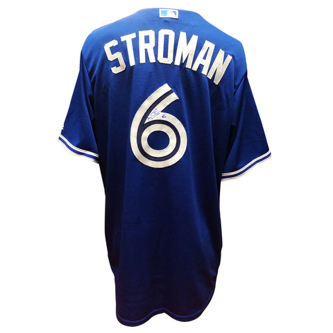 Marcus Stroman a signé le maillot des Blue Jays de Toronto