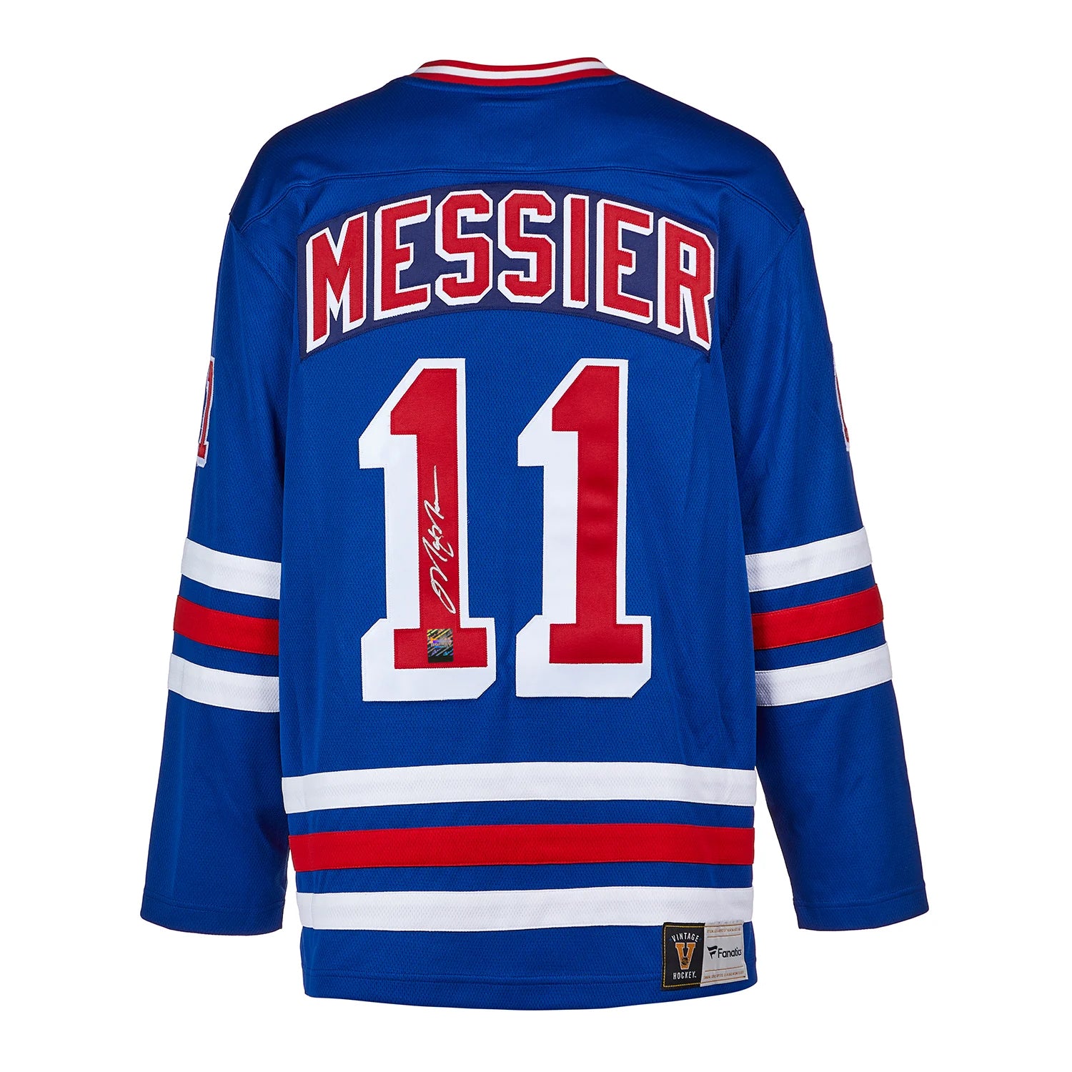 Mark Messier a signé le maillot vintage des Oilers d'Edmonton