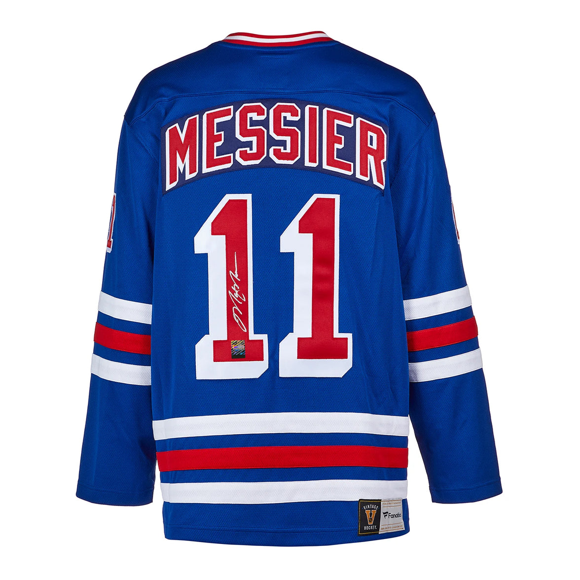 Mark Messier a signé le maillot vintage des Oilers d'Edmonton
