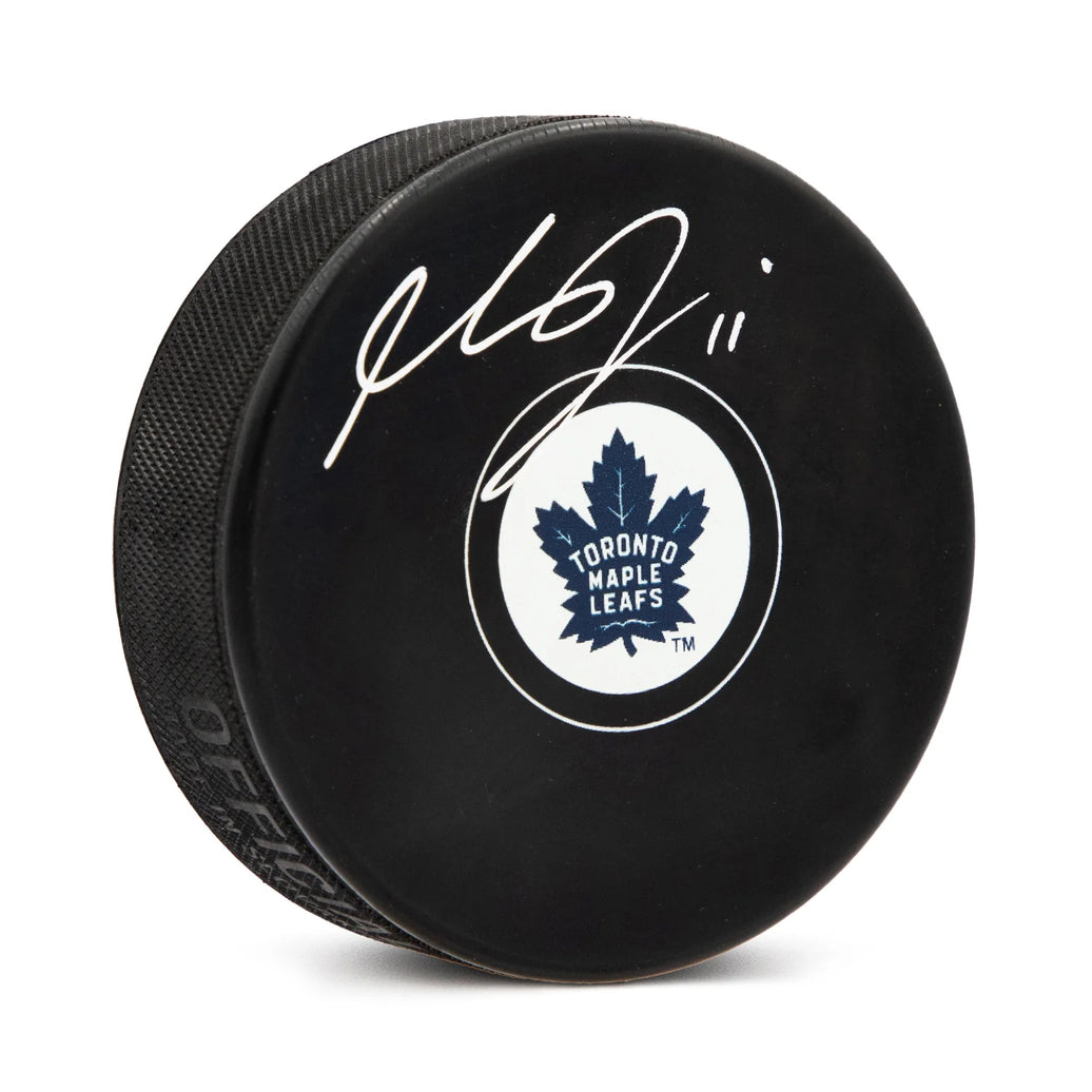 Disco de vinilo firmado por Max Domi de los Toronto Maple Leafs