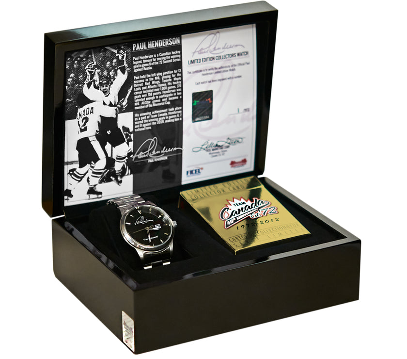 Paul Henderson Limited Edition Team Canada 1972 Collectors Watch
