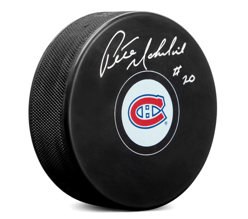 Peter Mahovlich Signed Montreal Canadiens Puck