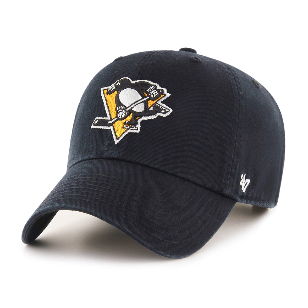 Gorra básica NHL 47 Clean Up de los Pittsburgh Penguins
