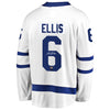 Camiseta de visitante de los Toronto Maple Leafs firmada por Ron Ellis