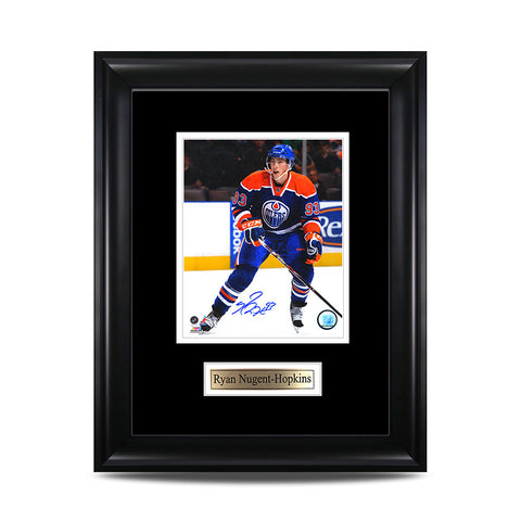 Ryan Nugent-Hopkins Signed Edmonton Oilers Framed Photo