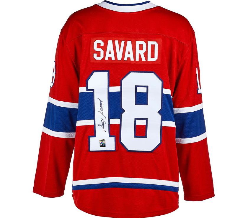 Serge Savard Signed Montreal Canadiens Fanatics Jersey - Heritage Hockey™
