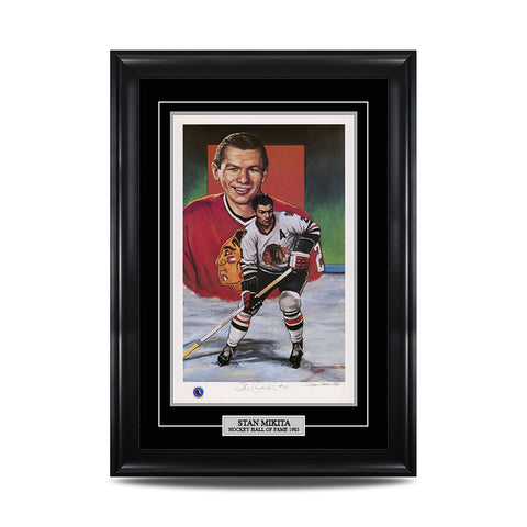 Stan Mikita Signed Chicago Blackhawks Limited Edition Print