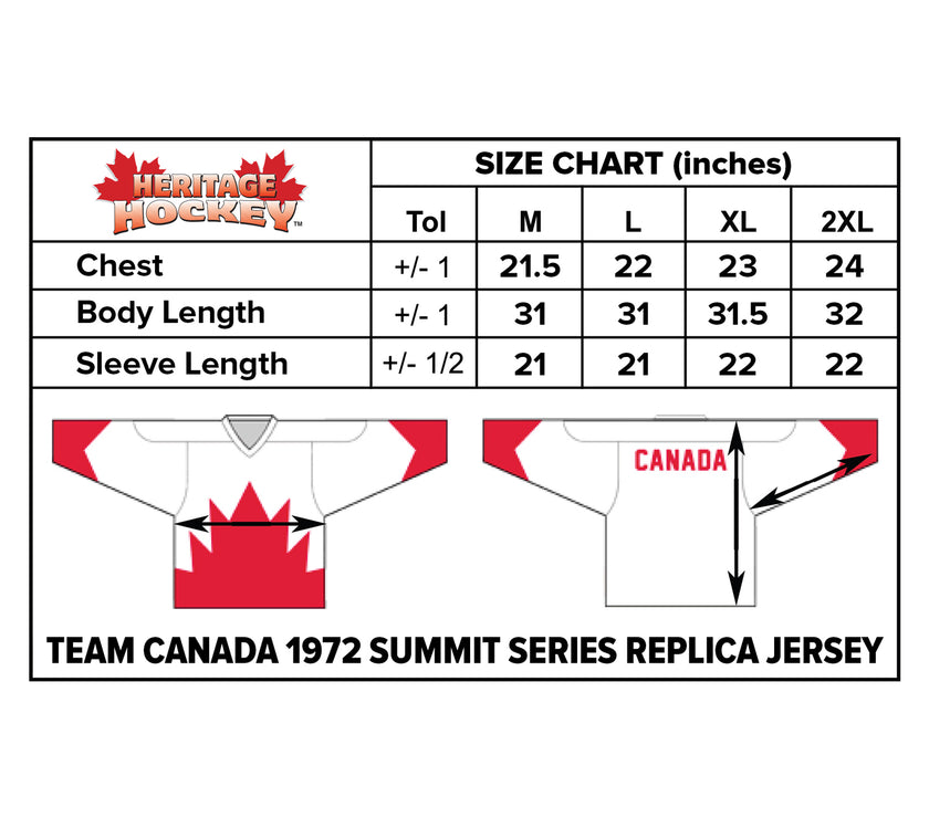 Peter Mahovlich Team Canada 1972 Summit Series Jersey