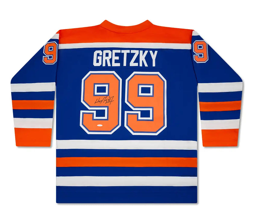 Wayne Gretzky Signed Edmonton Oilers Mitchell & Ness Vintage 1986-87 Blue Jersey