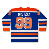 Connor McDavid a signé le maillot Pro Domicile Adidas des Oilers d'Edmonton
