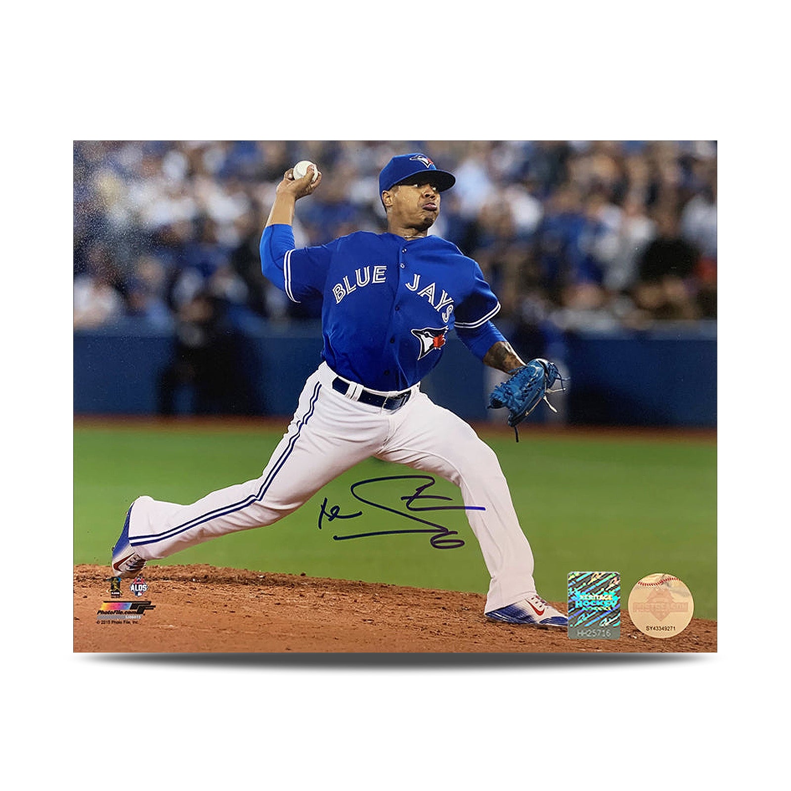 Photo signée par Marcus Stroman des Blue Jays de Toronto 8 x 10
