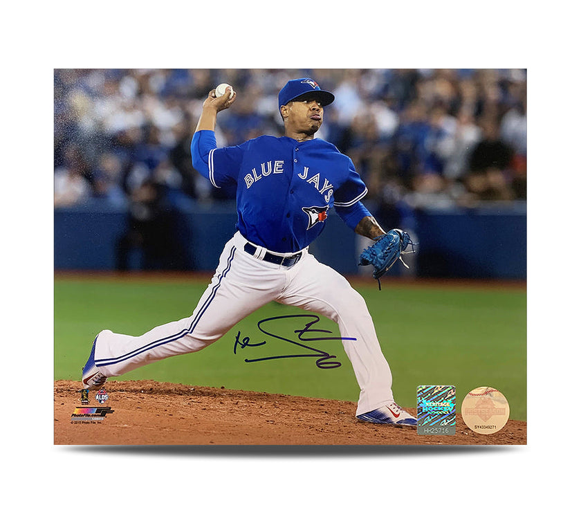 Photo signée par Marcus Stroman des Blue Jays de Toronto 8 x 10