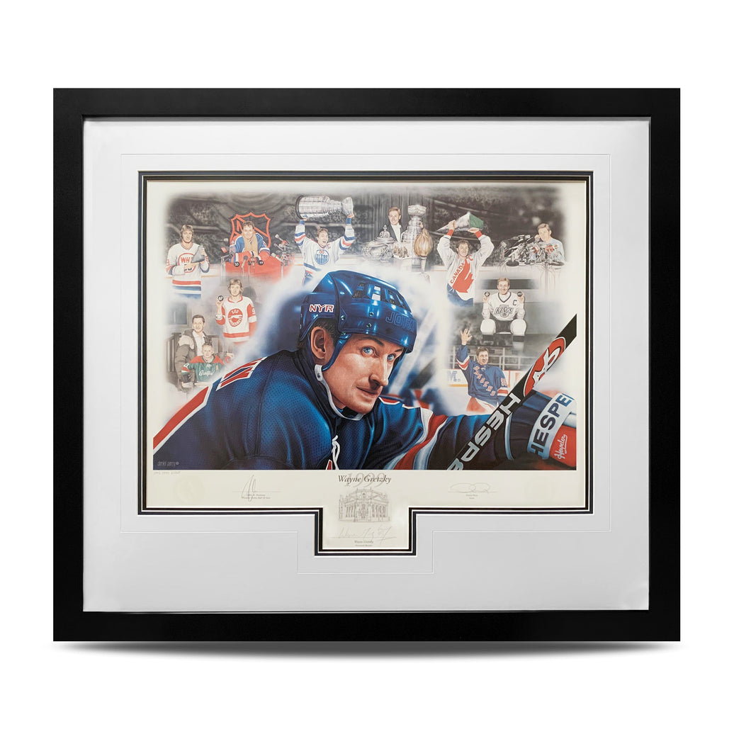 Wayne Gretzky Autographed Limited Edition 1999 HHOF Induction Print
