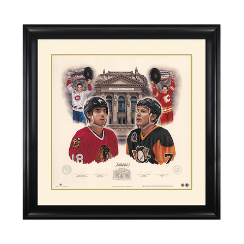 Inductees 2000 – Denis Savard & Joe Mullen Signed Limited Edition Print