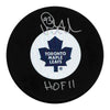 Doug Gilmour Signed Toronto Maple Leafs Puck