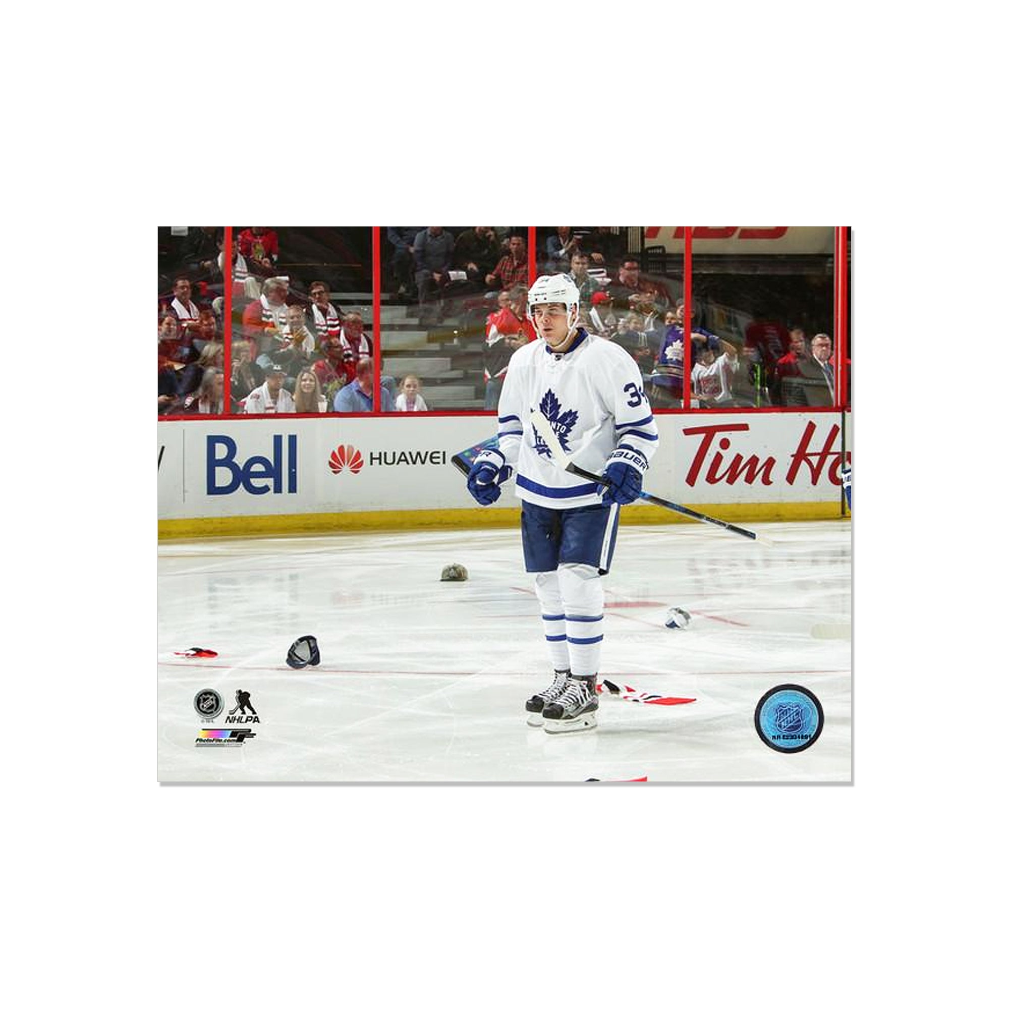 Auston Matthews Toronto Maple Leafs Engraved Framed Photo - 4 Goal Game - Heritage Hockey™