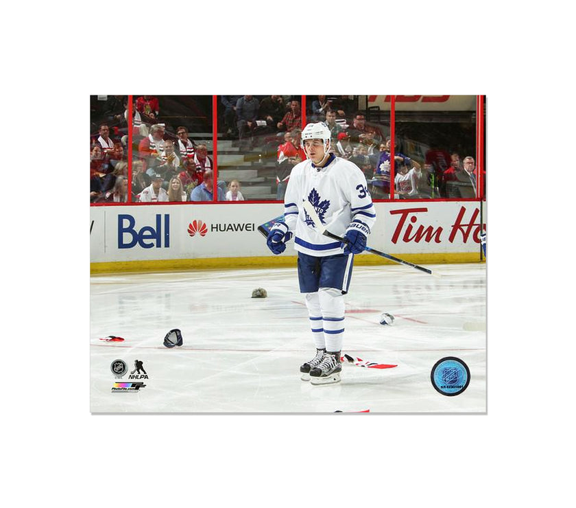 Auston Matthews Toronto Maple Leafs Engraved Framed Photo - 4 Goal Game - Heritage Hockey™