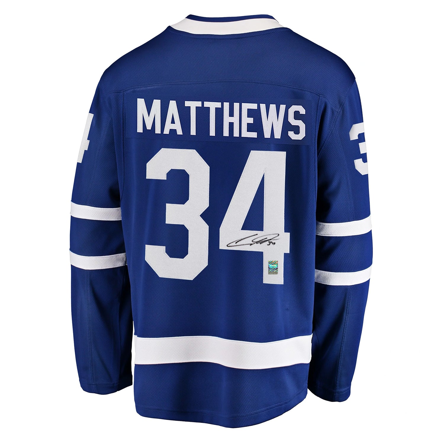 Auston Matthews Signed Toronto Maple Leafs Fanatics Breakaway Home Blue Jersey
