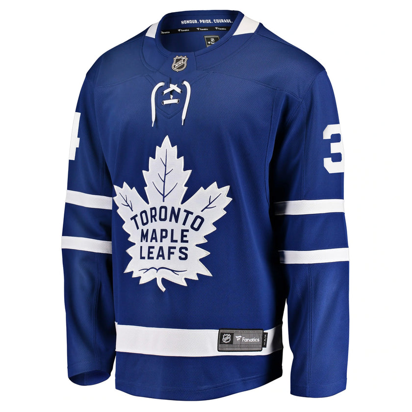 Auston Matthews Signed Toronto Maple Leafs Fanatics Breakaway Home Blue Jersey