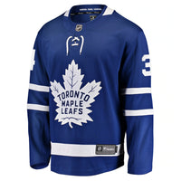 Auston Matthews Signed Toronto Maple Leafs Fanatics Breakaway Home Blue Jersey