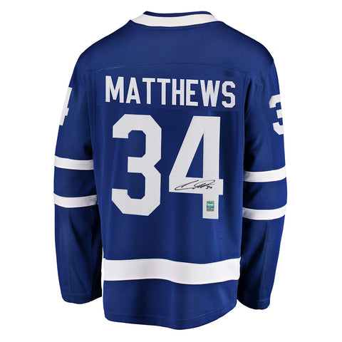 Auston Matthews Signed Toronto Maple Leafs Fanatics Jersey