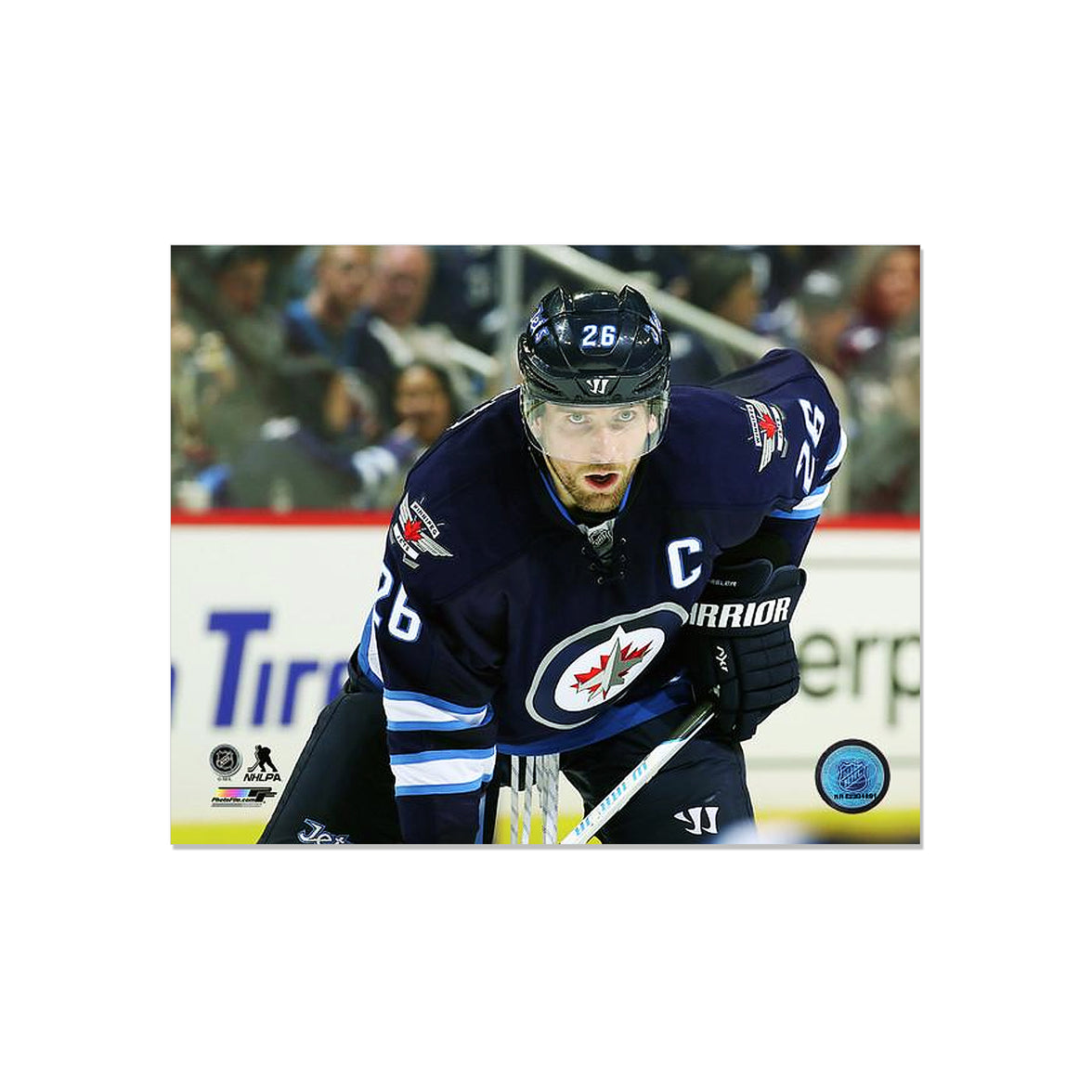 Blake Wheeler Winnipeg Jets Engraved Framed Photo - Closeup - Heritage Hockey™
