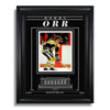 Fotografía enmarcada grabada de Bobby Orr, Boston Bruins - Acción