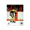 Fotografía enmarcada grabada de Bobby Orr, Boston Bruins - Acción