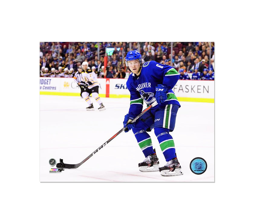 Brock Boeser Vancouver Canucks Engraved Framed Photo - Action - Heritage Hockey™
