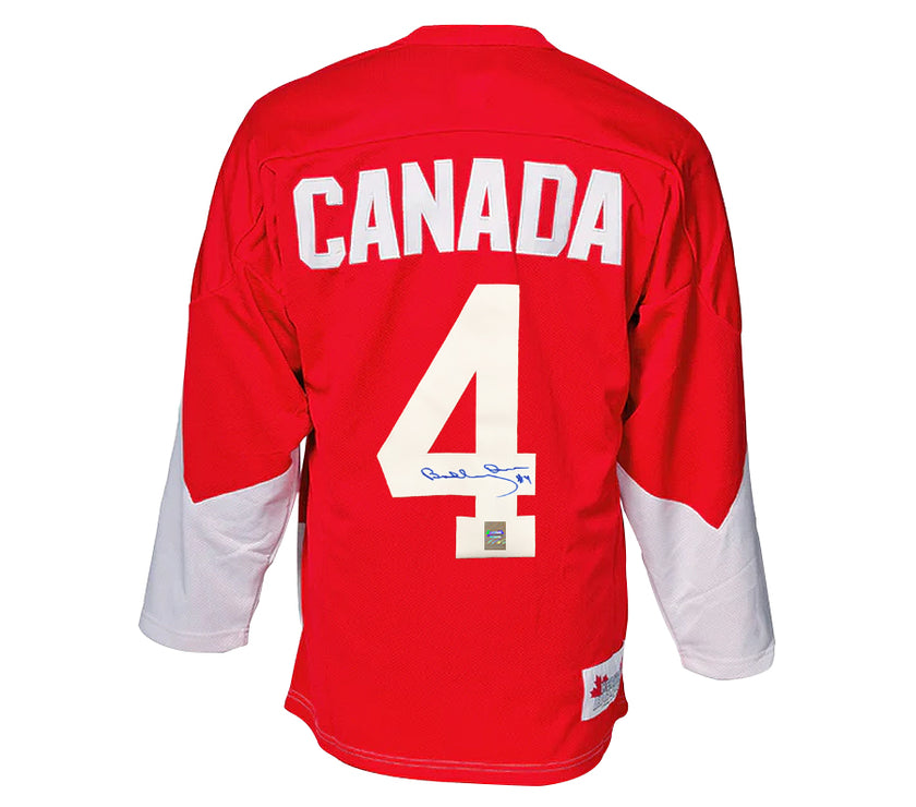 Bobby Orr Signed Team Canada 1972 Summit Series Home Red Jersey